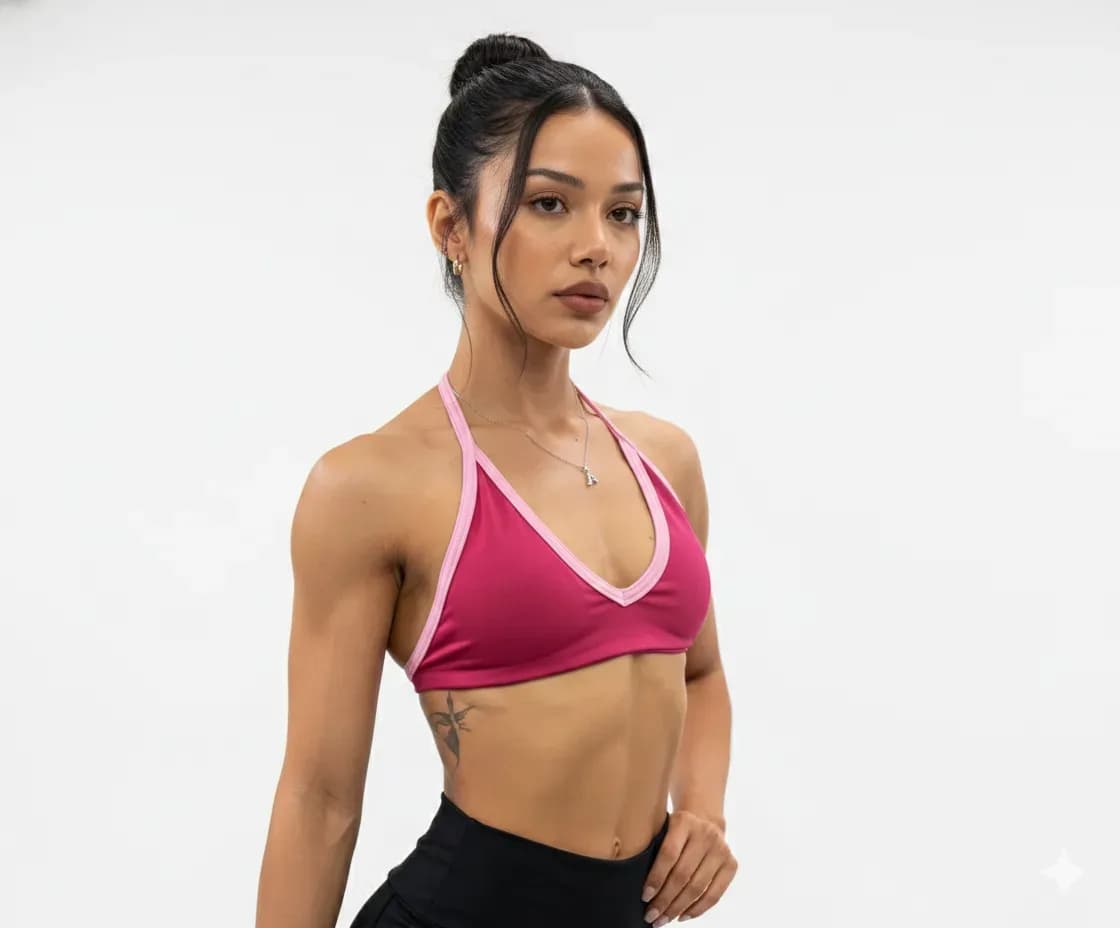 Top Danna San Valentín Fucsia con rosado, foto 1 de 2